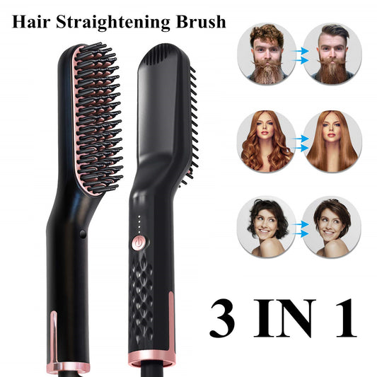 3-in-1 Hair Straightening Brush