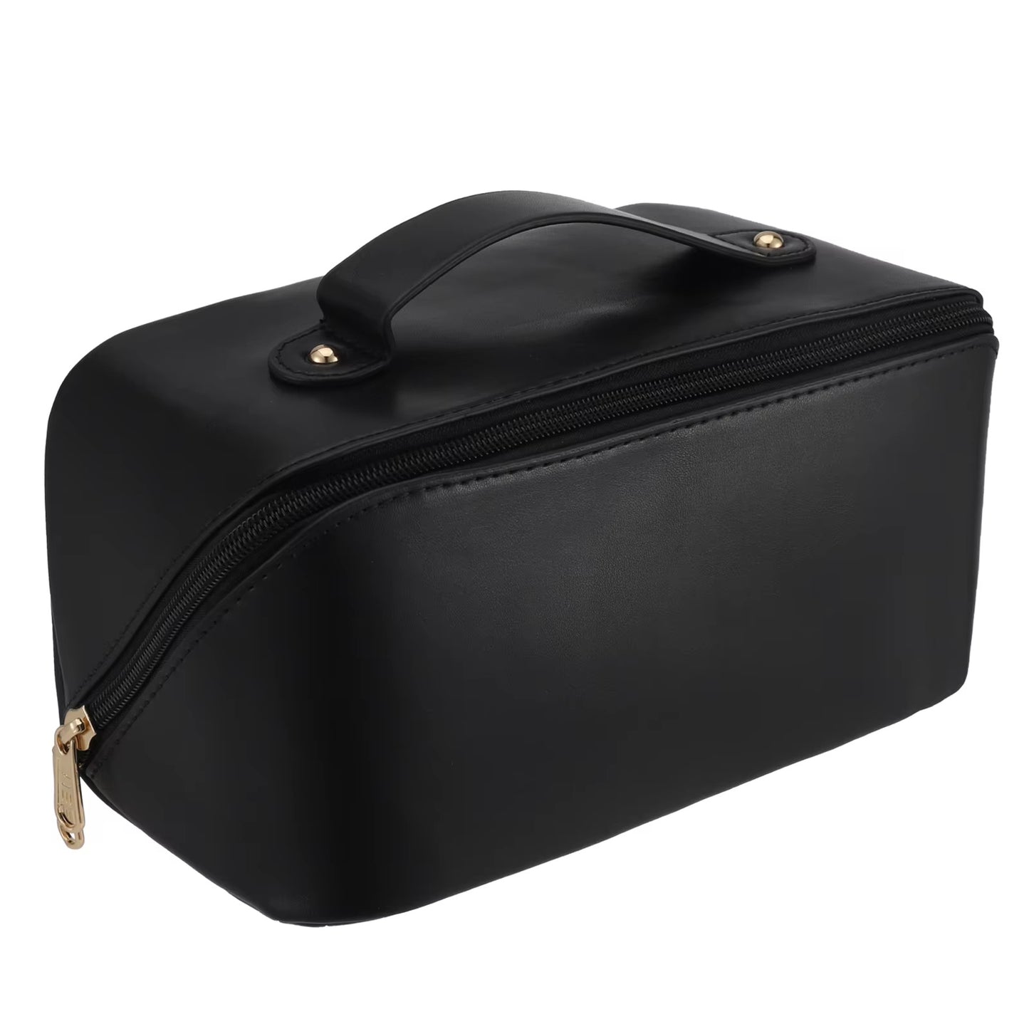 Portable PU Leather Waterproof Toiletry Bag - Durable, Stylish, and Travel-Friendly